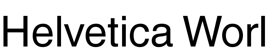 Helvetica World cкачати шрифт безкоштовно